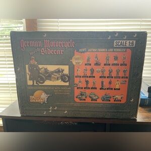 The ultimate soldier German motorcycle with side car